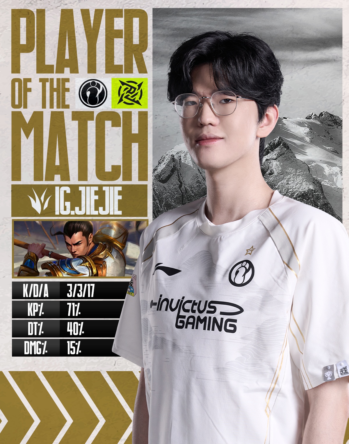 IG横扫BRO，Canyon单局斩获MVP顶尖较量四强赛，引爆全场热议